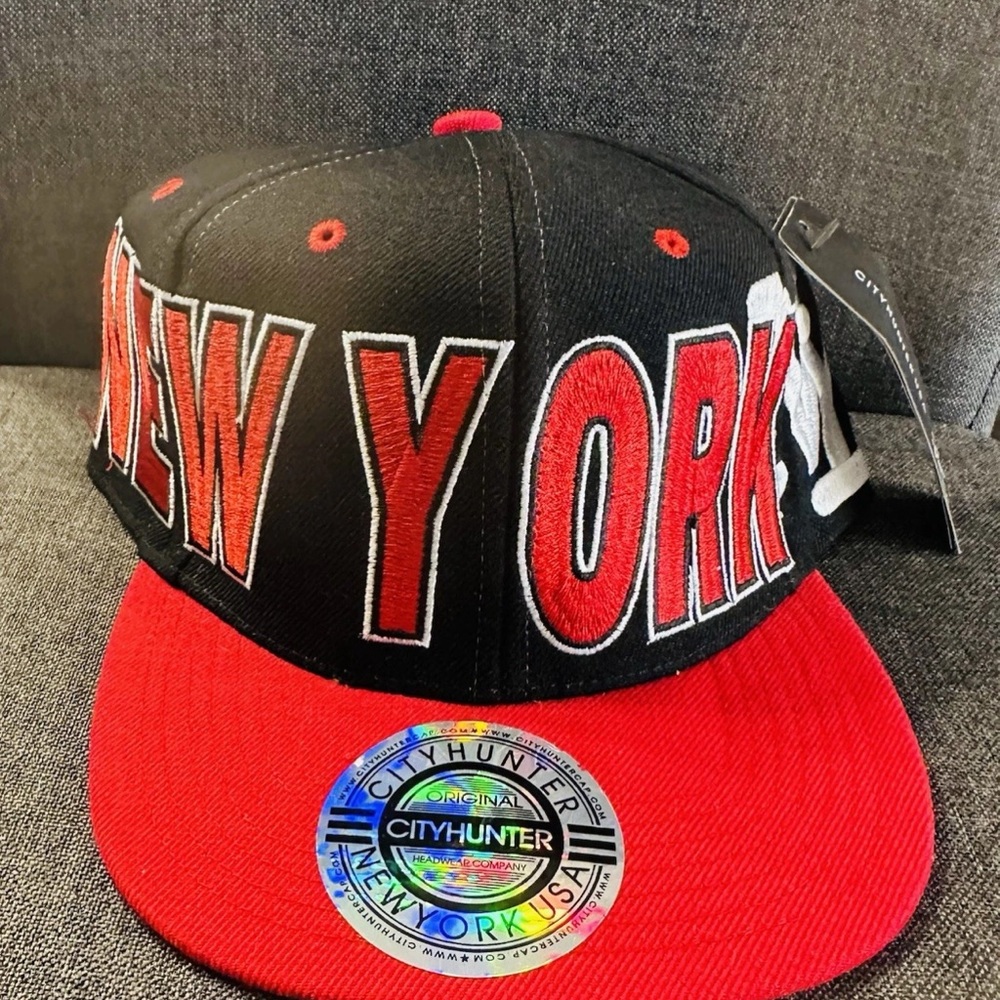 🔥City Hunter🔥 New With Tags New York Flat Bill Hat
